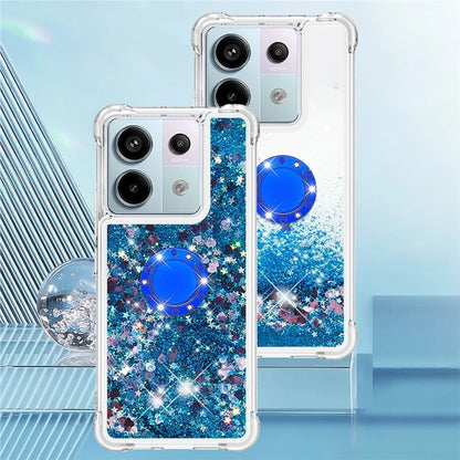 YB Quicksand Series-7 for Xiaomi Redmi Note 13 Pro 5G / Poco X6 5G Case Kickstand TPU Phone Cover