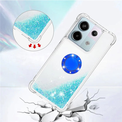 YB Quicksand Series-7 for Xiaomi Redmi Note 13 Pro 5G / Poco X6 5G Case Kickstand TPU Phone Cover