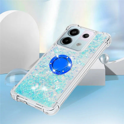 YB Quicksand Series-7 for Xiaomi Redmi Note 13 Pro 5G / Poco X6 5G Case Kickstand TPU Phone Cover