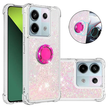 YB Quicksand Series-7 for Xiaomi Redmi Note 13 Pro 5G / Poco X6 5G Case Kickstand TPU Phone Cover