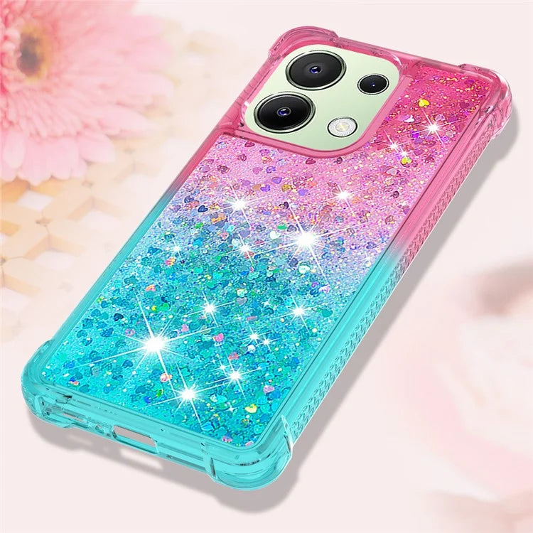 YB Quicksand Series-3 for Xiaomi Redmi Note 13 4G Anti-Scratch Phone Cover Gradient Color Phone Case