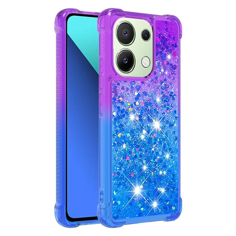 YB Quicksand Series-3 for Xiaomi Redmi Note 13 4G Anti-Scratch Phone Cover Gradient Color Phone Case