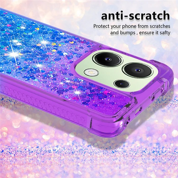 YB Quicksand Series-3 for Xiaomi Redmi Note 13 4G Anti-Scratch Phone Cover Gradient Color Phone Case