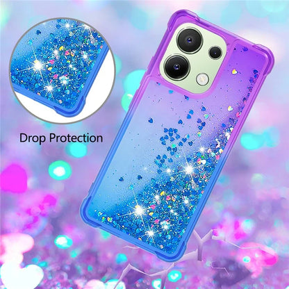 YB Quicksand Series-3 for Xiaomi Redmi Note 13 4G Anti-Scratch Phone Cover Gradient Color Phone Case