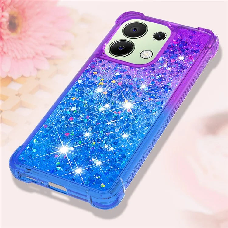 YB Quicksand Series-3 for Xiaomi Redmi Note 13 4G Anti-Scratch Phone Cover Gradient Color Phone Case