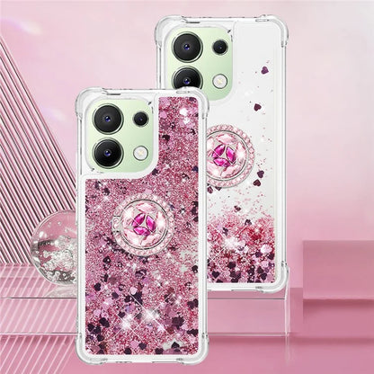 YB Quicksand Series-7 TPU Phone Case for Xiaomi Redmi Note 13 4G Kickstand Cover