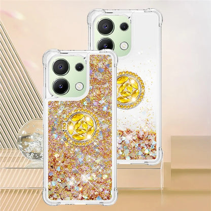 YB Quicksand Series-7 TPU Phone Case for Xiaomi Redmi Note 13 4G Kickstand Cover
