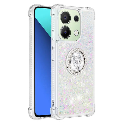 YB Quicksand Series-7 TPU Phone Case for Xiaomi Redmi Note 13 4G Kickstand Cover