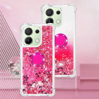 YB Quicksand Series-7 TPU Phone Case for Xiaomi Redmi Note 13 4G Kickstand Cover