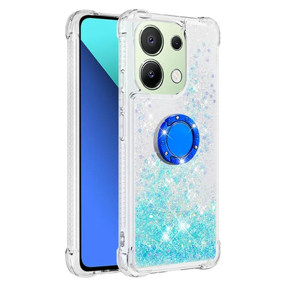 YB Quicksand Series-7 TPU Phone Case for Xiaomi Redmi Note 13 4G Kickstand Cover