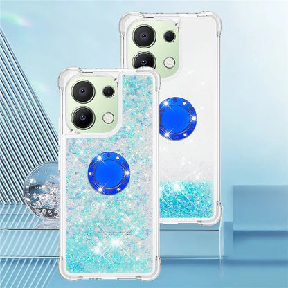 YB Quicksand Series-7 TPU Phone Case for Xiaomi Redmi Note 13 4G Kickstand Cover