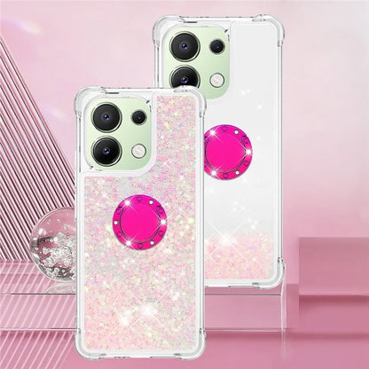 YB Quicksand Series-7 TPU Phone Case for Xiaomi Redmi Note 13 4G Kickstand Cover