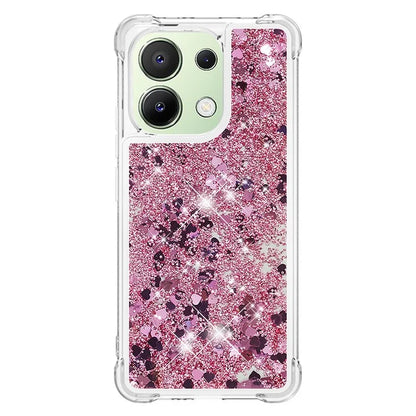 YB Quicksand Series-1 for Xiaomi Redmi Note 13 4G Shockproof TPU Phone Case Built-in Moving Sand Cover