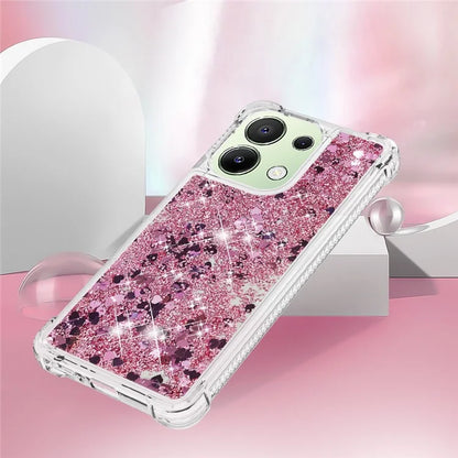YB Quicksand Series-1 for Xiaomi Redmi Note 13 4G Shockproof TPU Phone Case Built-in Moving Sand Cover