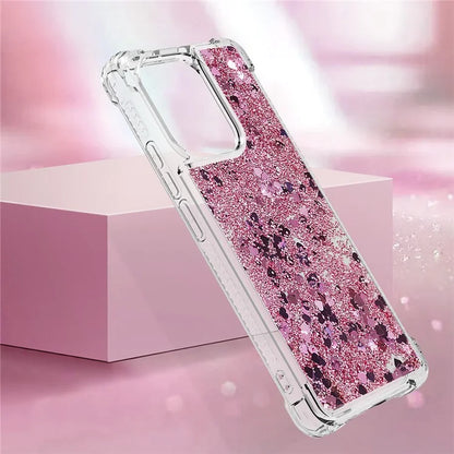 YB Quicksand Series-1 for Xiaomi Redmi Note 13 4G Shockproof TPU Phone Case Built-in Moving Sand Cover