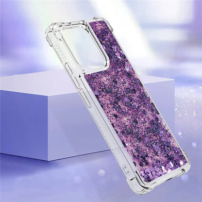 YB Quicksand Series-1 for Xiaomi Redmi Note 13 4G Shockproof TPU Phone Case Built-in Moving Sand Cover