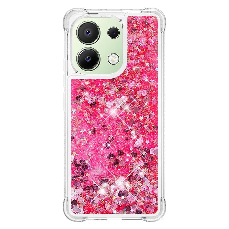 YB Quicksand Series-1 for Xiaomi Redmi Note 13 4G Shockproof TPU Phone Case Built-in Moving Sand Cover