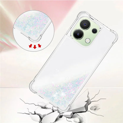 YB Quicksand Series-1 for Xiaomi Redmi Note 13 4G Shockproof TPU Phone Case Built-in Moving Sand Cover