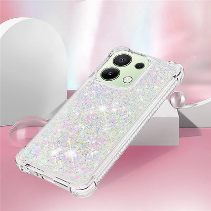 YB Quicksand Series-1 for Xiaomi Redmi Note 13 4G Shockproof TPU Phone Case Built-in Moving Sand Cover