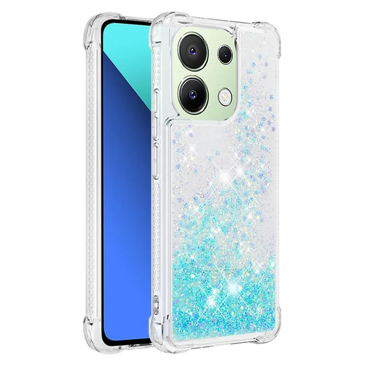 YB Quicksand Series-1 for Xiaomi Redmi Note 13 4G Shockproof TPU Phone Case Built-in Moving Sand Cover