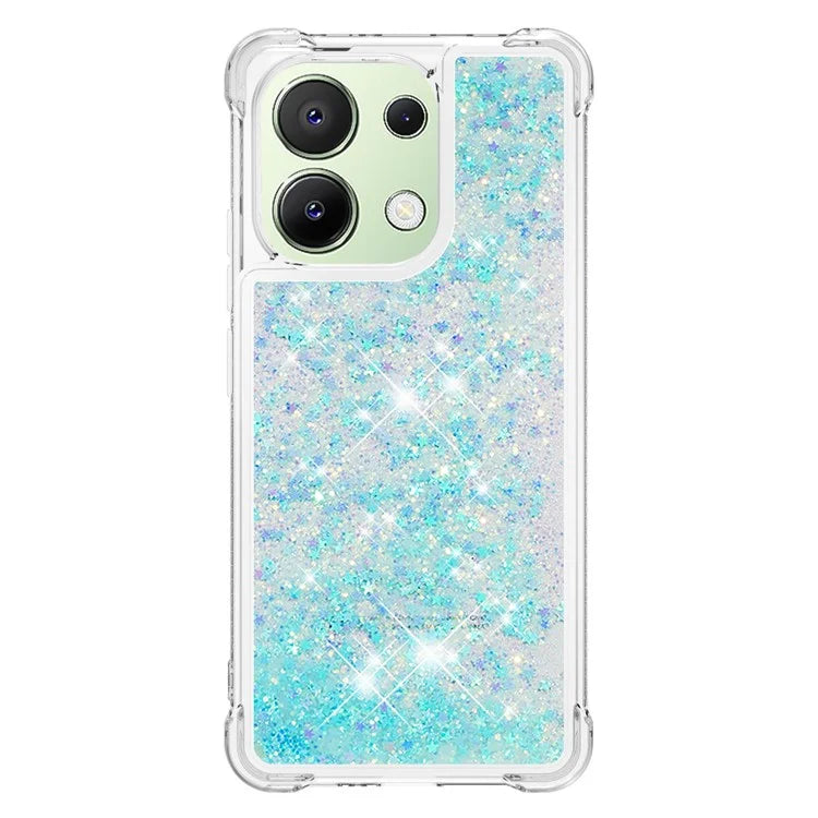 YB Quicksand Series-1 for Xiaomi Redmi Note 13 4G Shockproof TPU Phone Case Built-in Moving Sand Cover