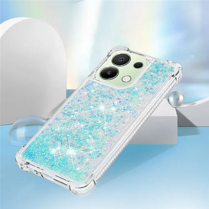 YB Quicksand Series-1 for Xiaomi Redmi Note 13 4G Shockproof TPU Phone Case Built-in Moving Sand Cover