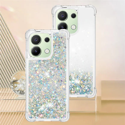 YB Quicksand Series-1 for Xiaomi Redmi Note 13 4G Shockproof TPU Phone Case Built-in Moving Sand Cover