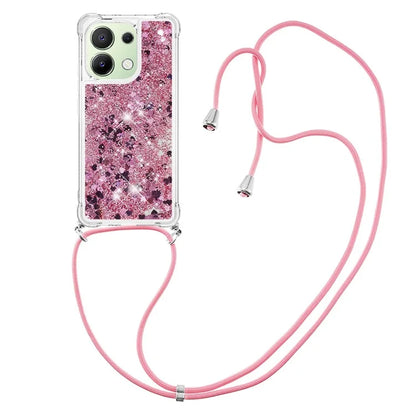 YB Quicksand Series-4 for Xiaomi Redmi Note 13 4G Shockproof TPU Case Liquid Sparkle Phone Shell