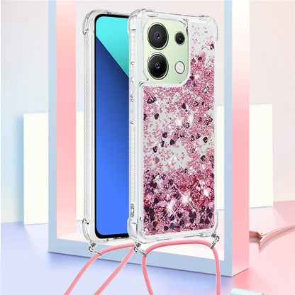 YB Quicksand Series-4 for Xiaomi Redmi Note 13 4G Shockproof TPU Case Liquid Sparkle Phone Shell