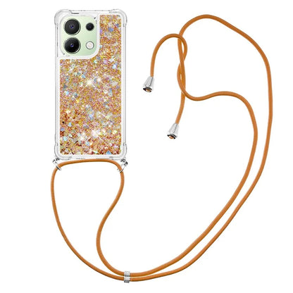 YB Quicksand Series-4 for Xiaomi Redmi Note 13 4G Shockproof TPU Case Liquid Sparkle Phone Shell