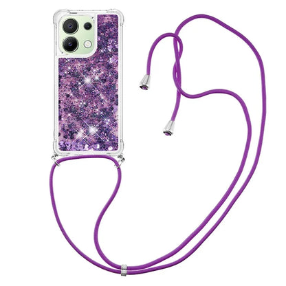 YB Quicksand Series-4 for Xiaomi Redmi Note 13 4G Shockproof TPU Case Liquid Sparkle Phone Shell