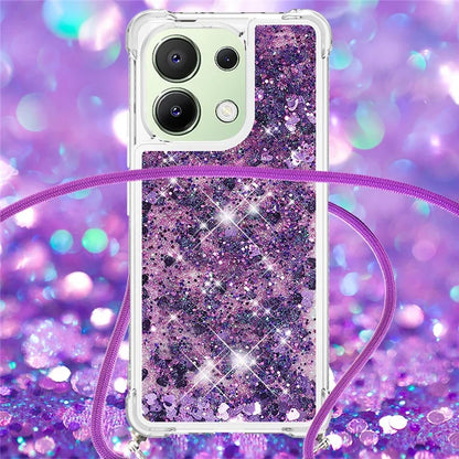 YB Quicksand Series-4 for Xiaomi Redmi Note 13 4G Shockproof TPU Case Liquid Sparkle Phone Shell