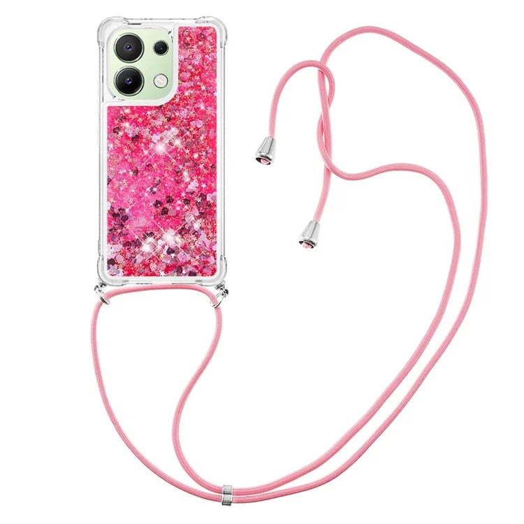 YB Quicksand Series-4 for Xiaomi Redmi Note 13 4G Shockproof TPU Case Liquid Sparkle Phone Shell