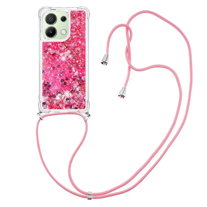 YB Quicksand Series-4 for Xiaomi Redmi Note 13 4G Shockproof TPU Case Liquid Sparkle Phone Shell
