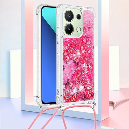 YB Quicksand Series-4 for Xiaomi Redmi Note 13 4G Shockproof TPU Case Liquid Sparkle Phone Shell