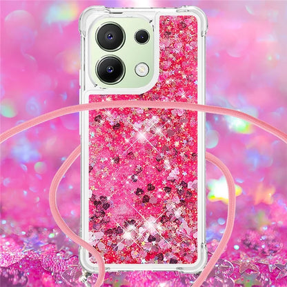 YB Quicksand Series-4 for Xiaomi Redmi Note 13 4G Shockproof TPU Case Liquid Sparkle Phone Shell