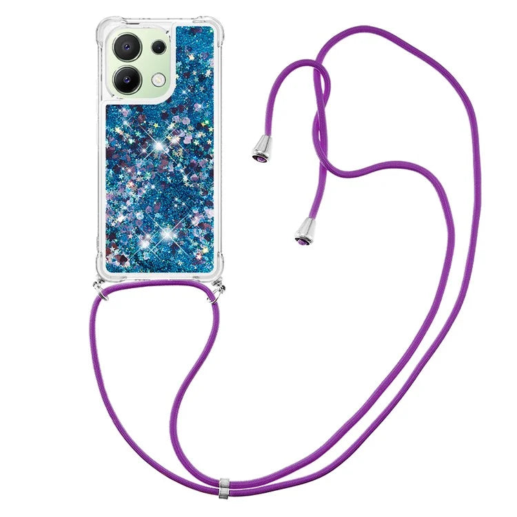 YB Quicksand Series-4 for Xiaomi Redmi Note 13 4G Shockproof TPU Case Liquid Sparkle Phone Shell