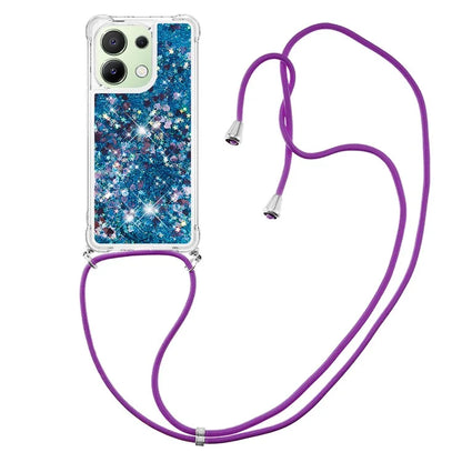 YB Quicksand Series-4 for Xiaomi Redmi Note 13 4G Shockproof TPU Case Liquid Sparkle Phone Shell