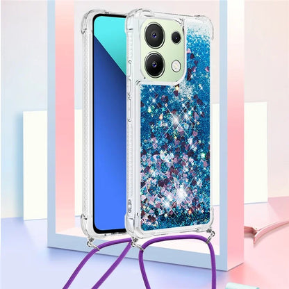 YB Quicksand Series-4 for Xiaomi Redmi Note 13 4G Shockproof TPU Case Liquid Sparkle Phone Shell