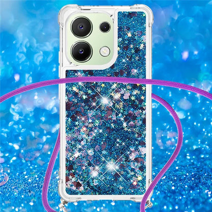 YB Quicksand Series-4 for Xiaomi Redmi Note 13 4G Shockproof TPU Case Liquid Sparkle Phone Shell