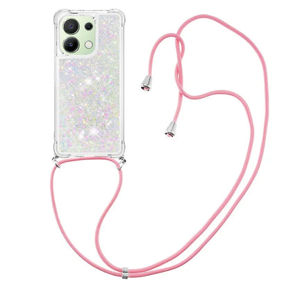 YB Quicksand Series-4 for Xiaomi Redmi Note 13 4G Shockproof TPU Case Liquid Sparkle Phone Shell