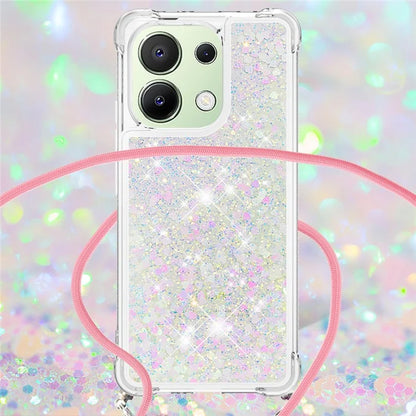 YB Quicksand Series-4 for Xiaomi Redmi Note 13 4G Shockproof TPU Case Liquid Sparkle Phone Shell