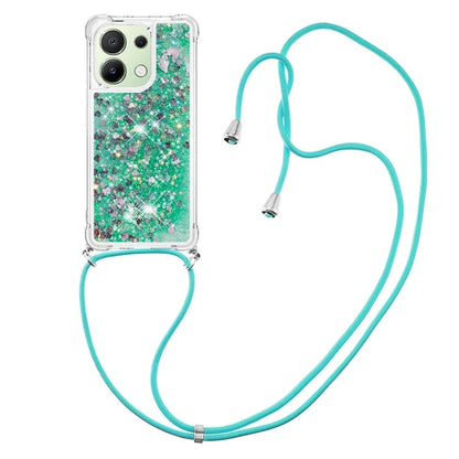 YB Quicksand Series-4 for Xiaomi Redmi Note 13 4G Shockproof TPU Case Liquid Sparkle Phone Shell
