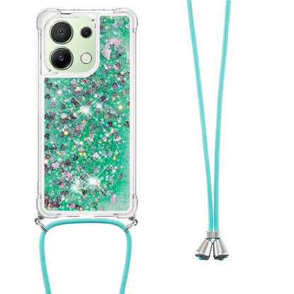 YB Quicksand Series-4 for Xiaomi Redmi Note 13 4G Shockproof TPU Case Liquid Sparkle Phone Shell