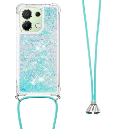 YB Quicksand Series-4 for Xiaomi Redmi Note 13 4G Shockproof TPU Case Liquid Sparkle Phone Shell