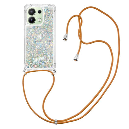 YB Quicksand Series-4 for Xiaomi Redmi Note 13 4G Shockproof TPU Case Liquid Sparkle Phone Shell