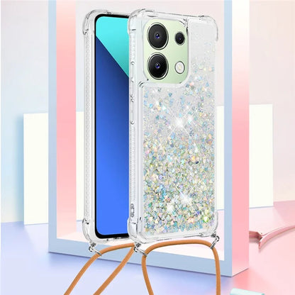YB Quicksand Series-4 for Xiaomi Redmi Note 13 4G Shockproof TPU Case Liquid Sparkle Phone Shell