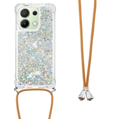 YB Quicksand Series-4 for Xiaomi Redmi Note 13 4G Shockproof TPU Case Liquid Sparkle Phone Shell