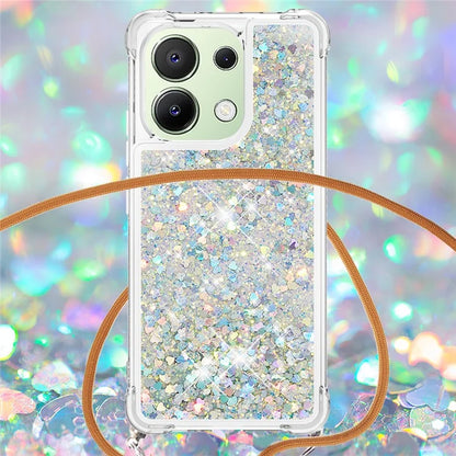 YB Quicksand Series-4 for Xiaomi Redmi Note 13 4G Shockproof TPU Case Liquid Sparkle Phone Shell