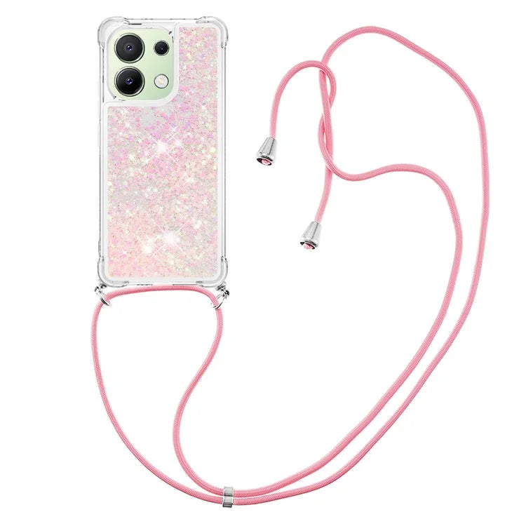 YB Quicksand Series-4 for Xiaomi Redmi Note 13 4G Shockproof TPU Case Liquid Sparkle Phone Shell